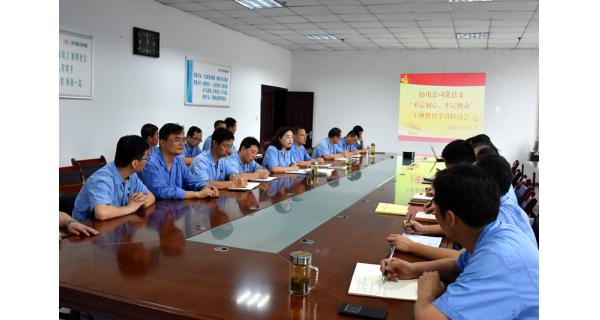 ▌長嶺紡電新聞 ▌紡電公司黨總支組織召開 “不忘初心、牢記使命”主題教育學(xué)習(xí)研討會